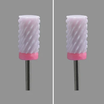 

Pink -4PCS-Ceramic Nail Drill Bit - Large Barrel Bit -2078.066