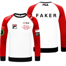 Hot Spiel Sweatshirt SKT 1 Faker Bang Duke Wolf Blank Bengi LOL Unisex Langarm-shirt Hoodie Cosplay Hoodies für männer frauen
