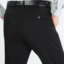 Männer Hosen Baumwolle Gerade Dünne dicken fit männer marke Kleidung Herbst Männer Nehmen Hose großen größe 2016 neue