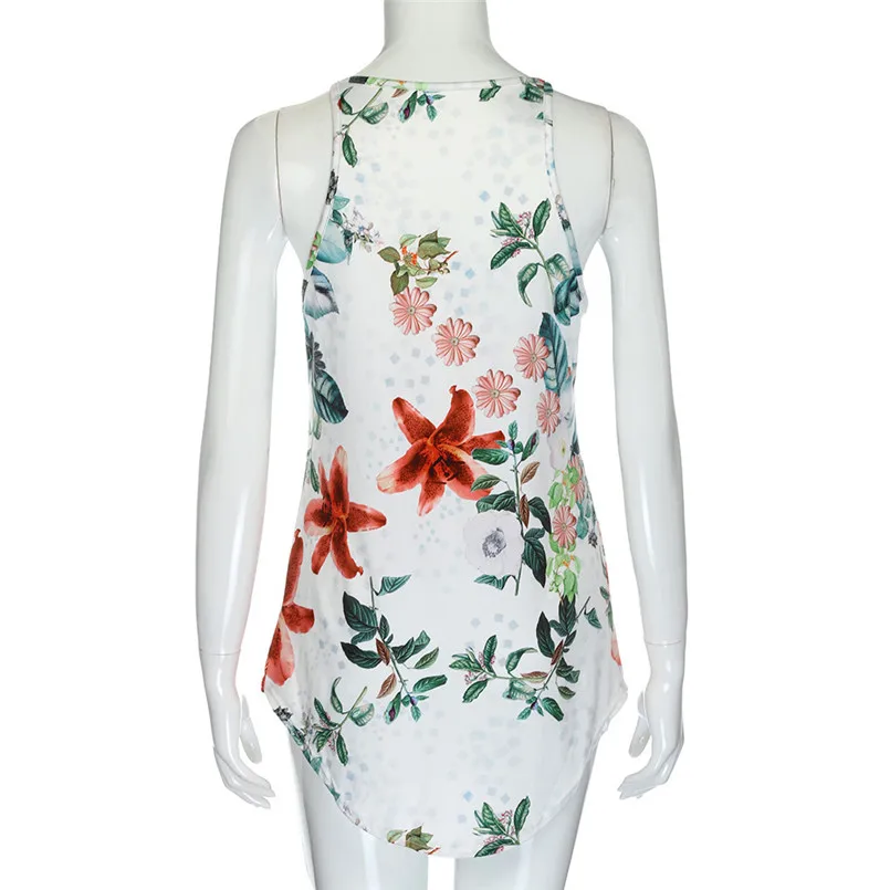 Women Summer Floral Vest Sleeveless Shirt Blouse Casual Tank Tops T-Shirt Blouse Femme Boho Camisa Feminina Blusa Mujer 40al11 Women Summer Floral Vest Sleeveless Shirt Blouse Casual Tank Tops T-Shirt Blouse Femme Boho Camisa Feminina Blusa Mujer 40al11