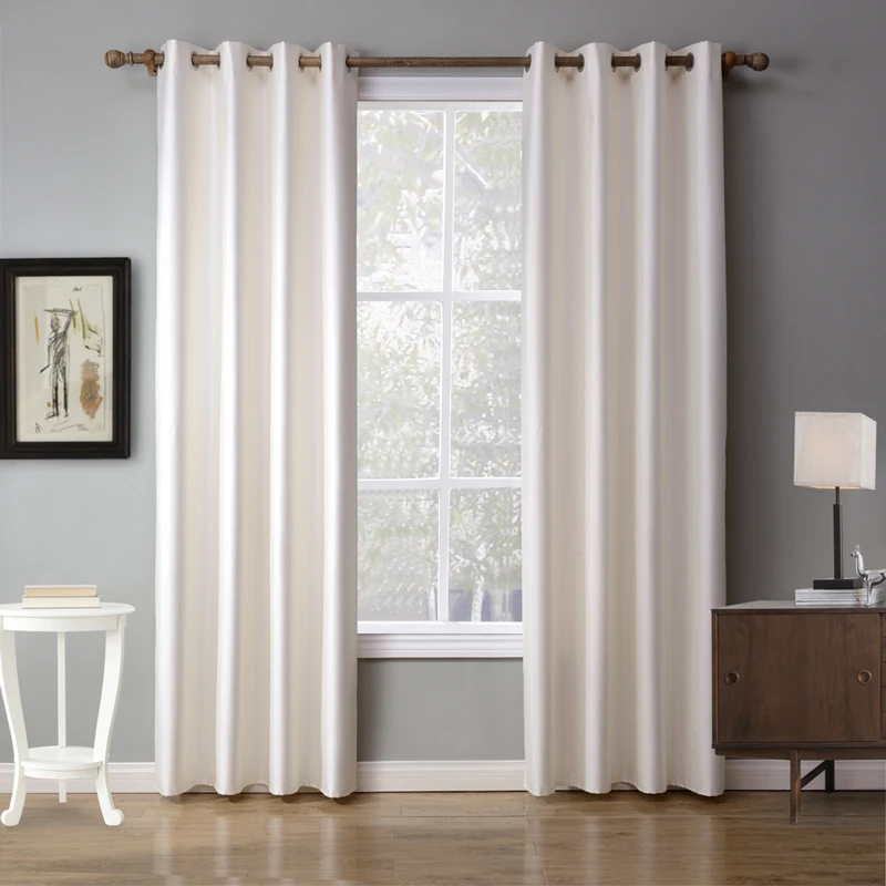 white black out curtains