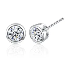 Vrui, модные очаровательные серьги-гвоздики для женщин,, Букле д 'Орель, Кристальные серьги, золотые ювелирные изделия, Brincos Mujer