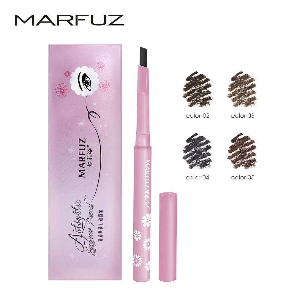 

MARFUZ 1Pc Clear stock Waterproof Eye Brow Eyebrow Pen Penciel Automatic Eyebrow Pencil Liner Eye Brow Pen