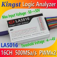 Kingst LA5016 USB Logic Analyzer 500M max sample rate,16Channels,10B samples, MCU,ARM,FPGA debug tool, English software 1