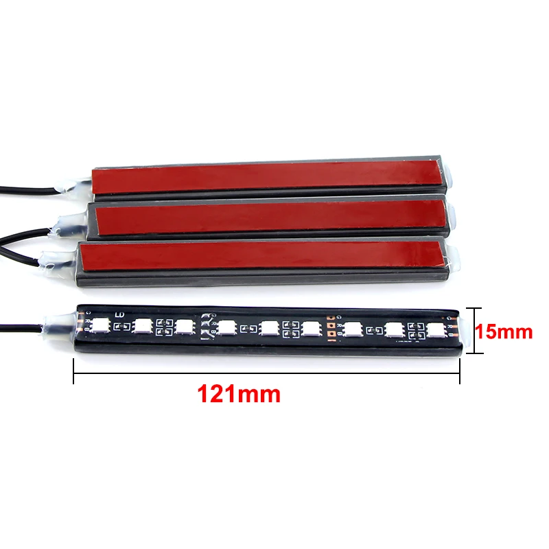 Автомобильная RGB Светодиодная лента 4*9 шт SMD 5050 10 Вт интерьерная декоративная