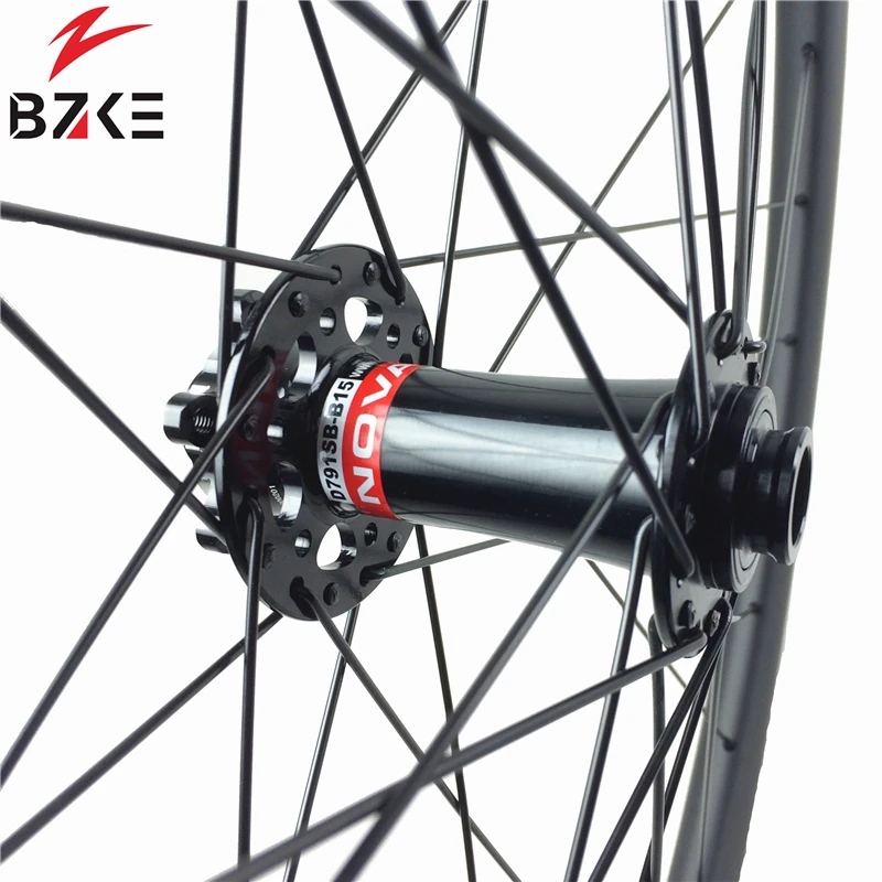 Углеродные велосипедные колеса 29 дюймов 30 мм ширина карбоновые колеса mtb boost 29er комплект колес Novatec boost ступицы mtb wheelset для XC