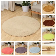 Виды мягких плотных пушистых ковриков круглый коврик для спальни Нескользящие Коврики для фитнеса для спальни обеденный коврик для фитнеса