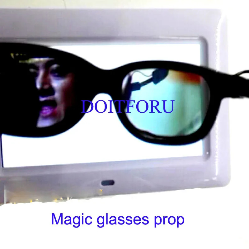

Escape room prop Magic glasses use amazing glasses to find invisible clues secret chamber room magic prop for real life escape