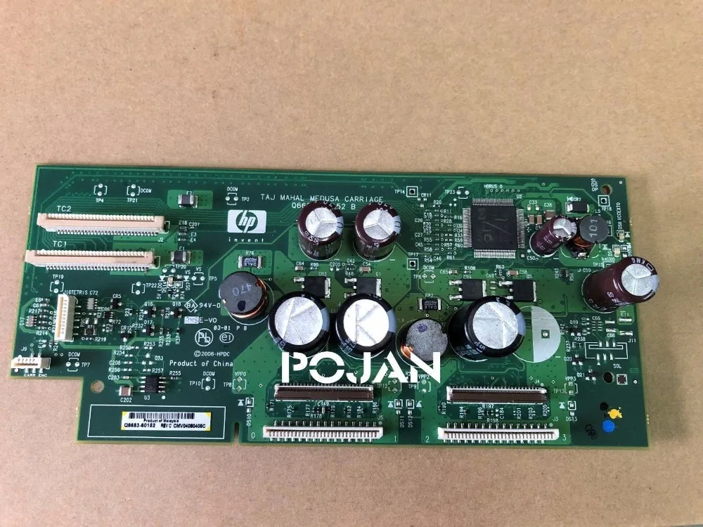 Каретка PCA доска CQ6683-67032 Q6687-67012 для Designjet T610 T1100 T1100PS печатающая головка платы чернил плоттер части принтера POJAN
