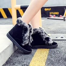 Новинка; зимние женские ботильоны; Плюшевые ботинки на меху со шнуровкой; прогулочная обувь на плоской подошве; замшевая обувь с высоким берцем; женские зимние ботинки