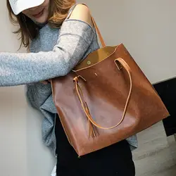 Многоцветная сумка через плечо, сумка из искусственной кожи, вместительная, дорожная сумка и сумки, женские модные элегантные аксессуары