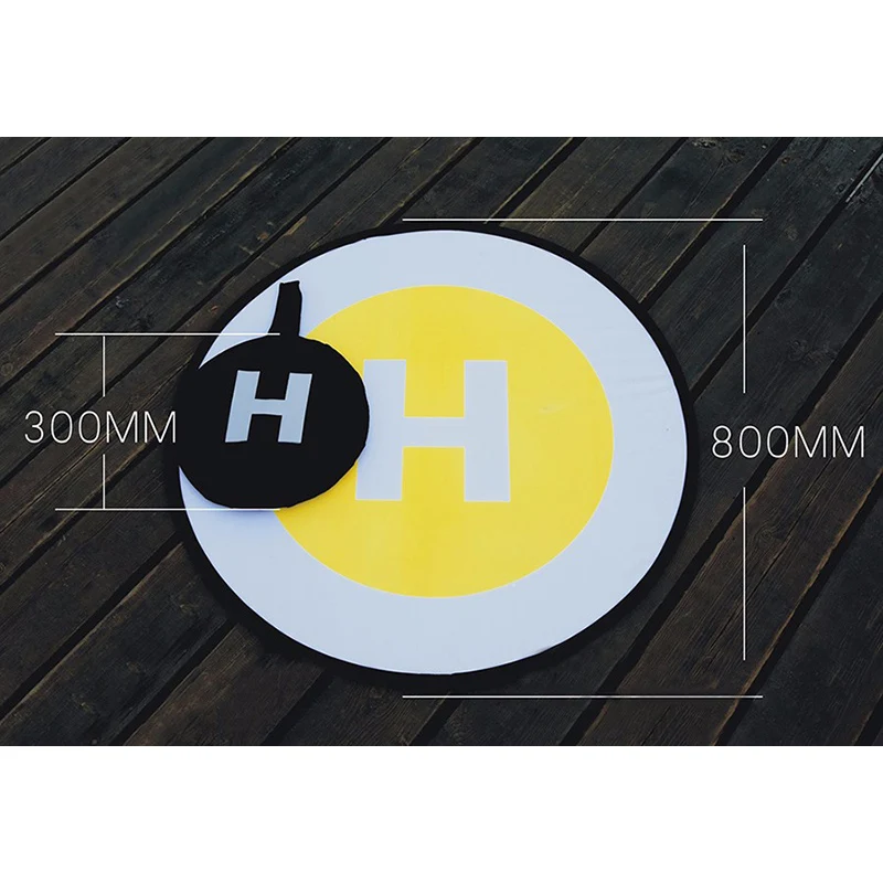 Sunnylife 800mm DJI Spark Mavic Pro Phantom 3 4 Foldable Fluorescence Landing Pad Tarmac Parking Apron with Proable Storage Bag  (6)