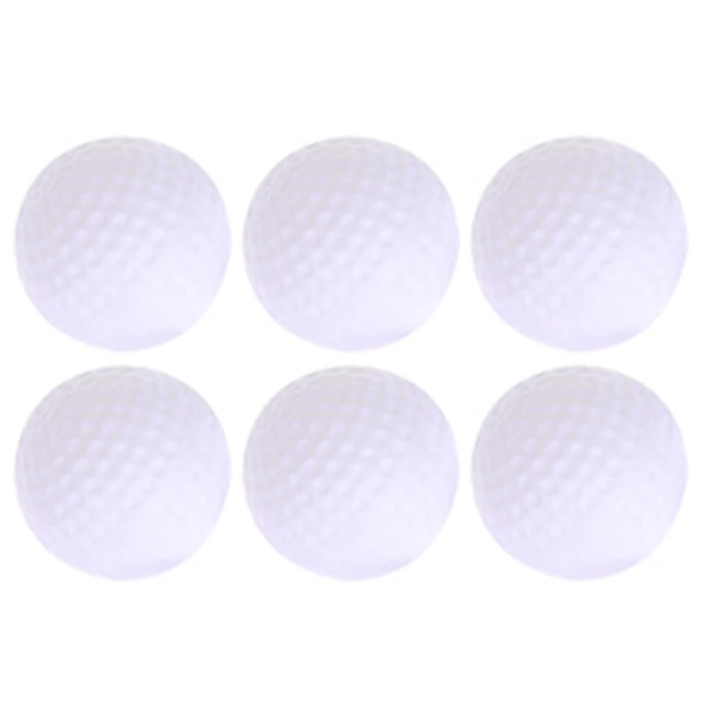 6pcs/lot Golf Practice Balls Plastic Hollow Out Sports Training Tennis