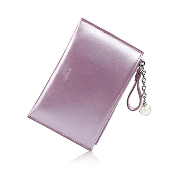 

2019 women's beautiful dazzling mini purse card holder female short zipper wallets small fashionable coin bags for girls