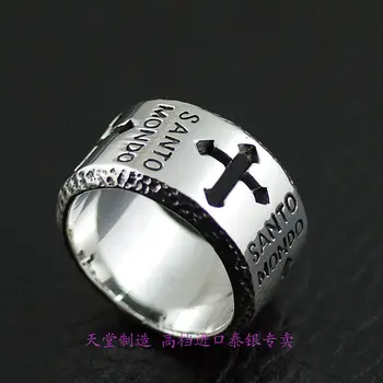 

Thailand imports 925 sterling silver ring the Holy Cross ring Man's silver ring