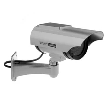 Fake Camera Solar Power Home Outoodr Dummy Camera Bullet CCTV Camera Surveillance Security Camaras de seguridad Blink LED Light