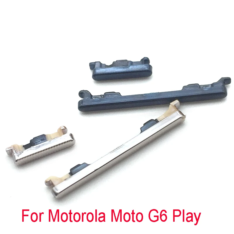 10 шт./лот, для Motorola Moto G6/G6 Плюс/G6 играть Мощность кнопки регулировки громкости ключ Корпус Запчасти для авто