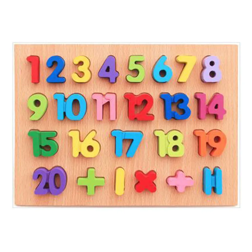 Прописные строчные ABC Игрушки для раннего обучения Алфавит цифры головоломки дошкольного образования детские игрушки для детей Подарки для детей RE4 - Цвет: B