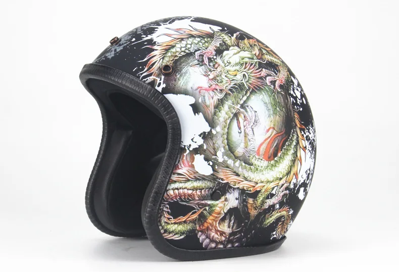 3/4 шлемы moto rcycle с открытым лицом винтажные moto rcycle moto rbike Chopper стиль moto шлем с goggle mask