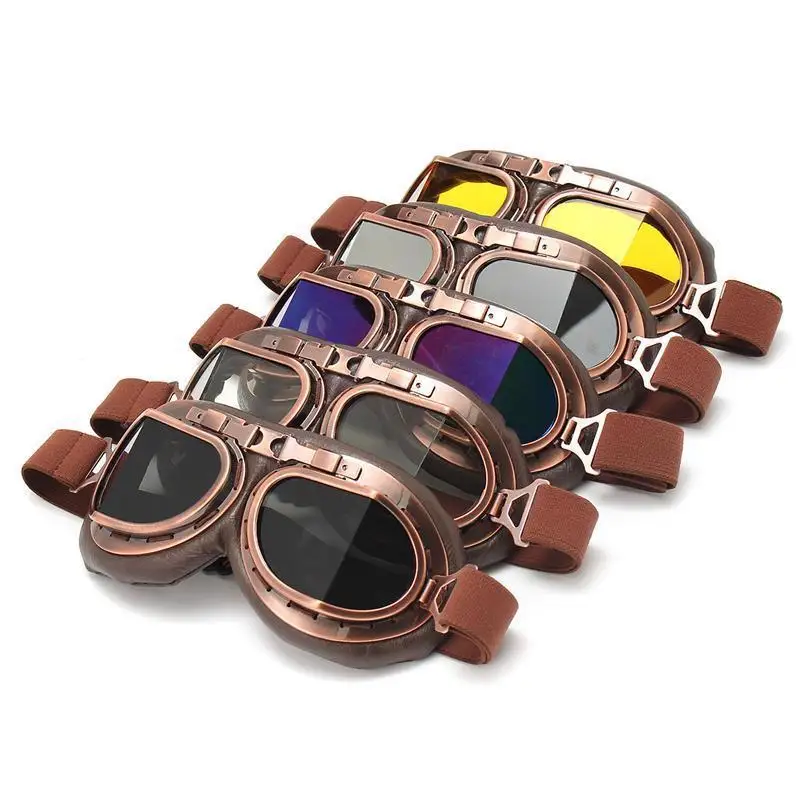 Motorcycle Goggles Ski Bike Glasses Retro Riding Glasses For Harley