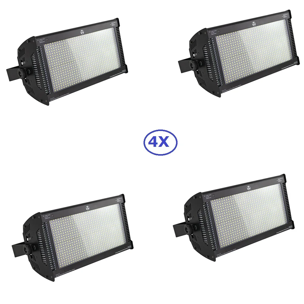 4Pcs/Lot Newest 700W White Color LED Strobe Lights High Quality Atomic