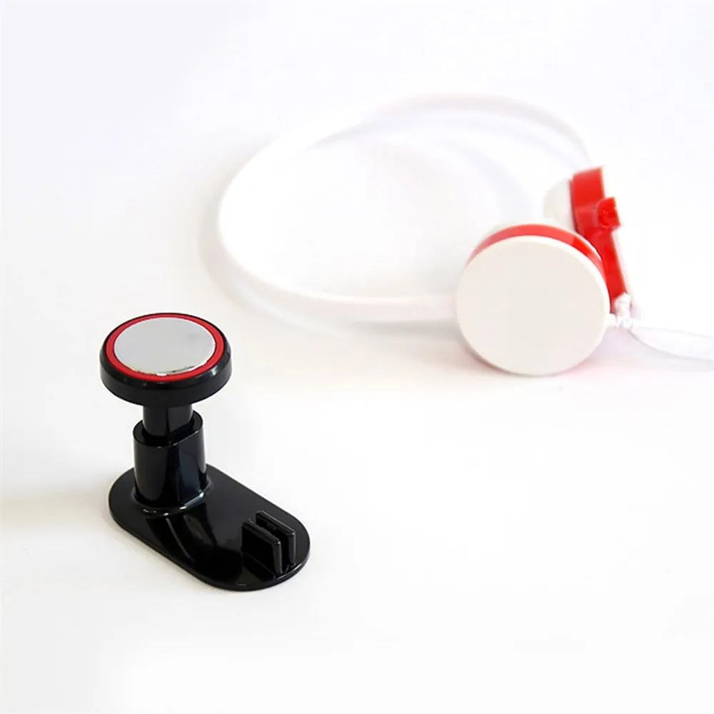 

Fashion Universal Headphone Headset Hanger Holder Wall PC Monitor Stand Rack Adjustable Strongly Sticky