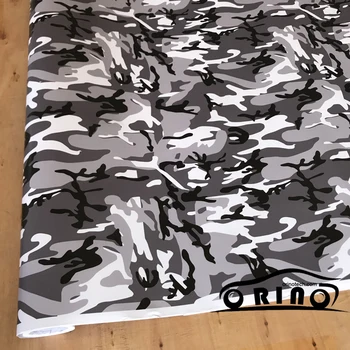 

White Black Grey Matte Arctic Camo Vinyl Wrap Car styling Wrapping With Air Free Snow Camouflage Adhesive Car Sticker Film