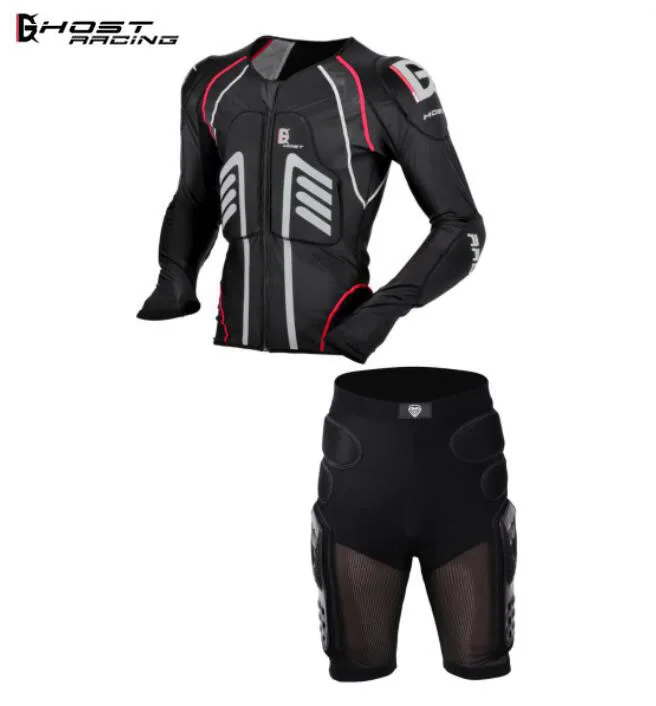 

GHOST RACING Motorcycle Jacket Men Motocross Protective Gear Chaqueta Moto Jacket Motorcycle Armor Protection Racing Body Armor