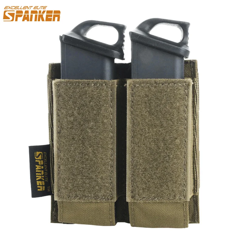 Skup Znakomity ELITE SPANKER Tactical pistolet Molle etui na magazynek wojskowy Glock podwójny klip woreczek Paintball akcesoria do gier