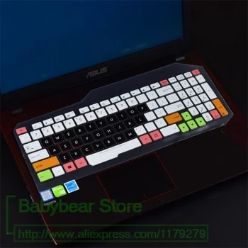

Silicone laptop keyboard cover protector For Asus Rog Strix GL553vw FX53VD ZX53VD ZX53VW ZX53VE FZ53VD FX53VD FX53VD ZX53VE