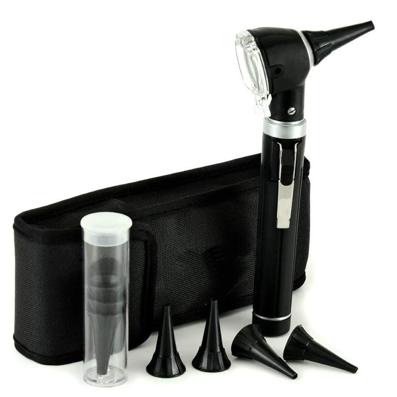 

LED Fiber Optic Portable Medical Endoscope Otoscopio Borescope for Ear Care Check Diagnostic Direct Medical Otoscope