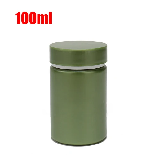 

20pcs 100ml Pearl Green Color PET Packing Empty Containers, 100C Mini Capsules/Pills/Powder/Vatimins Plastic Bottles-Screw Lids