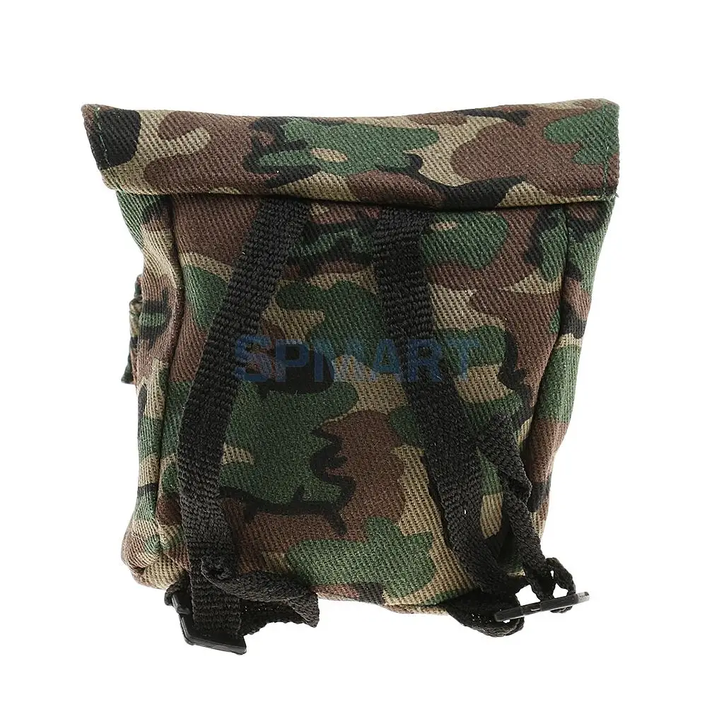 1/6 Scale Soldiers Jungle Camouflage Backpack Shoulder Bag Model DIY for 12 inch Action Figures Toys /