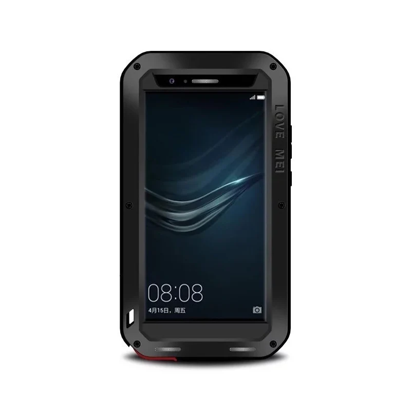Case for Huawei P9 New Gorilla Glass Waterproof phone Metal Shock Dirt Proof Cover Stand For |