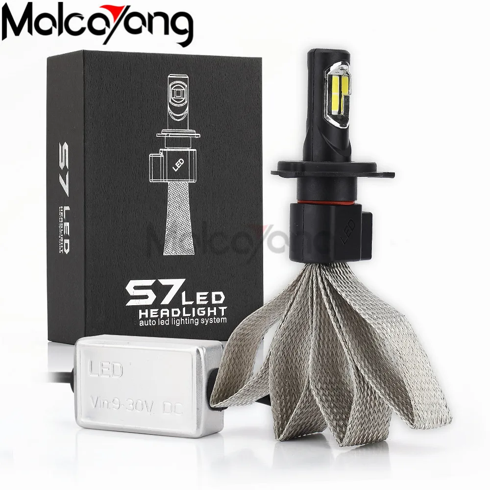 

H1 H4 H7 H3 HB3 HB4 H11 LED auto Scheinwerferlampen 60 Watt 6400lm 6000 Karat S7 Auto Scheinwerfer Nebelscheinwerfer 12 v 24 V