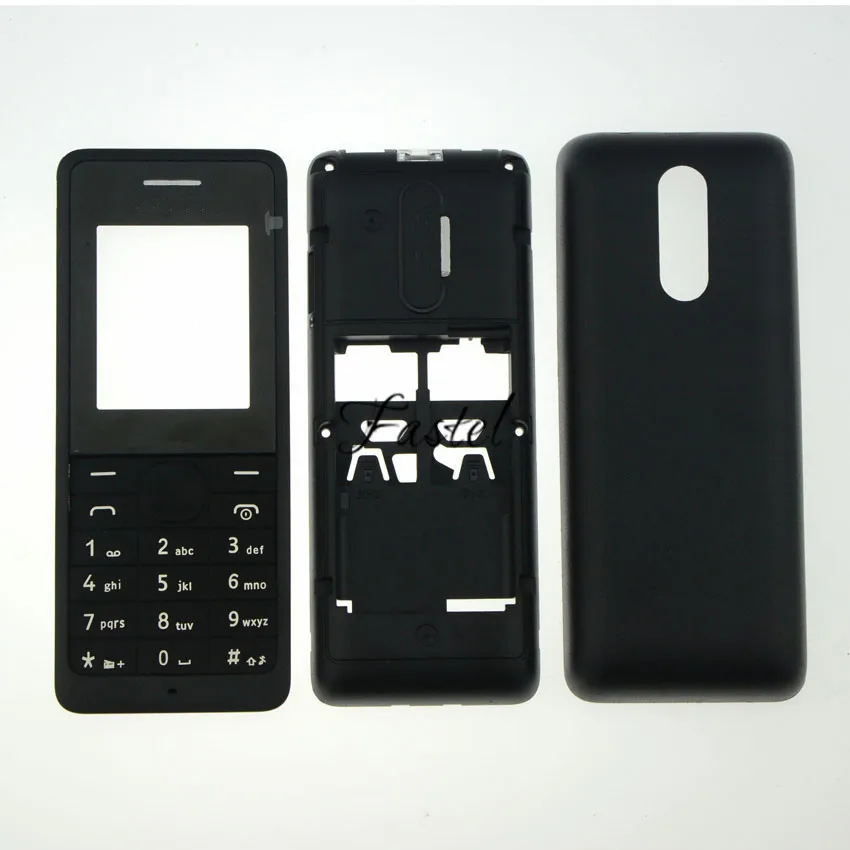 Для Nokia 107 dual sim черный/красный/синий Высокое качество Новый Полный Чехол для