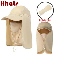 Унисекс складная шляпа рыбака с лица шеи Чехол Открытый Пеший Туризм Кемпинг Шляпа с козырьком и застежкой сзади лицевая вуаль защиты шеи ведро Hat