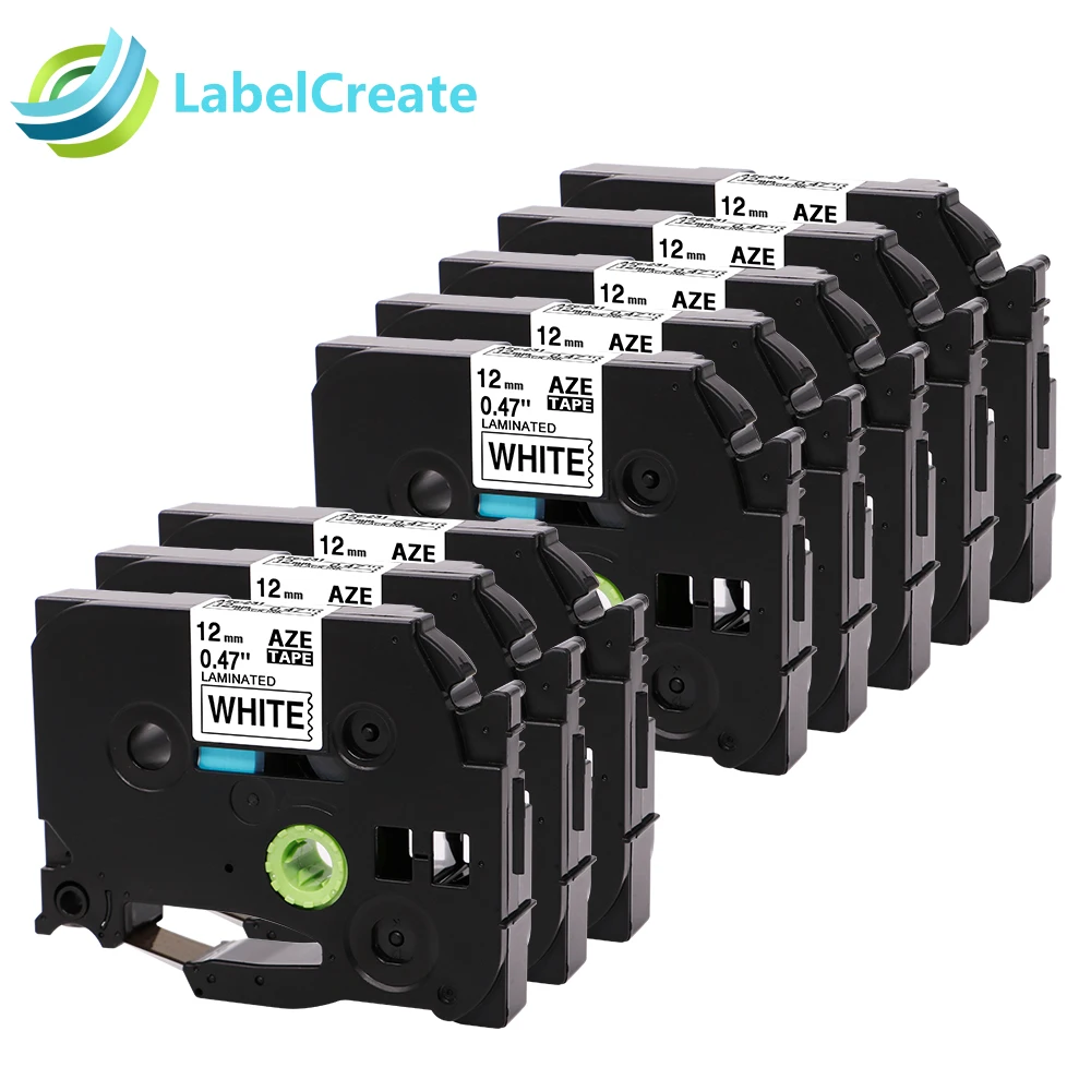 8 pcs Compatible Brother label printer 12mm TZe231 TZe 231 TZ231 tze