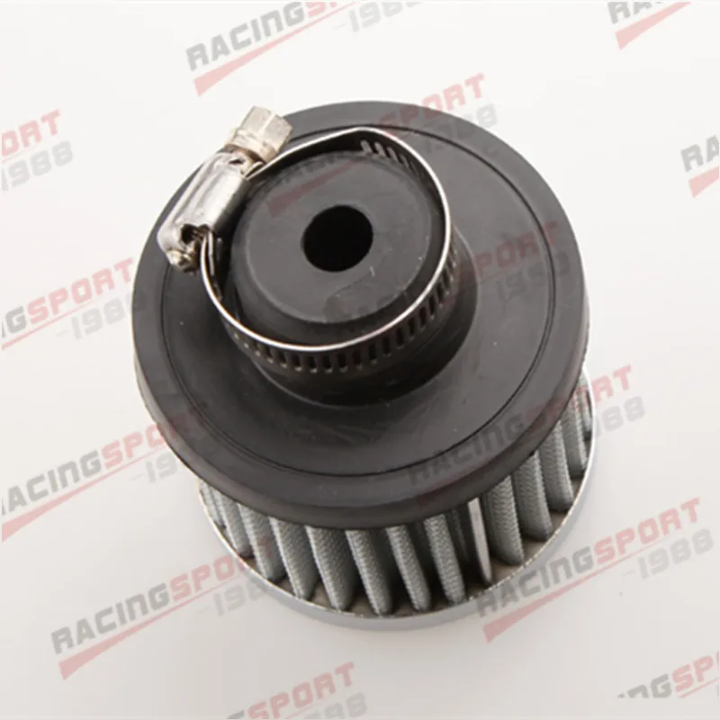 New 1/2" 12mm Mini Oil Air Intake Crankcase Breather Filter Valve Cover Tank