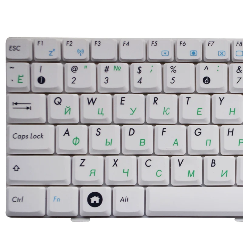 Русская клавиатура для ASUS Eee PC EPC 1000H 1000HD 1000HE 1000HA белая с рамкой и раскладкой