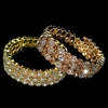 Fashion Luxury Women Multi Layers Crystal Rhinestone Bracelets Bangles Adjustable Wedding Pulseras Jewelry Girl Gifts 1