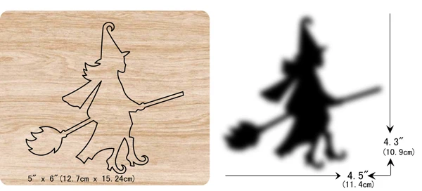 

DIY New Halloween, ghost wooden dies cutting dies for scrapbooking Thickness/15.8mm/Multiple sizes /V-263