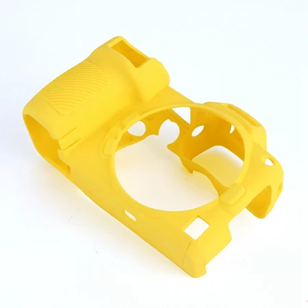 Лучше резиновый силиконовый чехол защитная рамка для камеры Nikon Z7 Z6 мягкая Z 7 6 - Цвет: Textured Yellow