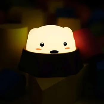 

High Quality Unique Design Lovely Diglett Lamp 12 LED Light Atmosphere Lamp Low Power Consumption Anti-Slip Room Night Light