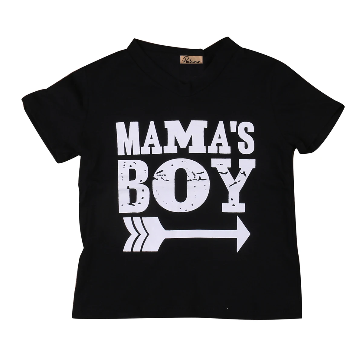 Г. Детские топы с принтом «Мама и мальчик», черная хлопковая футболка с короткими рукавами и рисунком стрелы для маленьких мальчиков летняя повседневная одежда SS