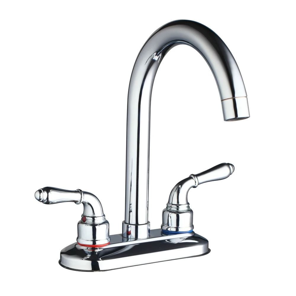 Ouboni 97176 1 Brand NEW Kitchen Faucet torneira cozinha Double Handles Swivel Spout Faucet Mixer Tap