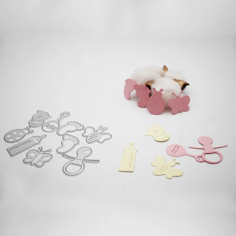 

Baby toy Metal Cutting Dies Scrapbooking Album Decoration Embossing Paper Card Craft 94*80 mm