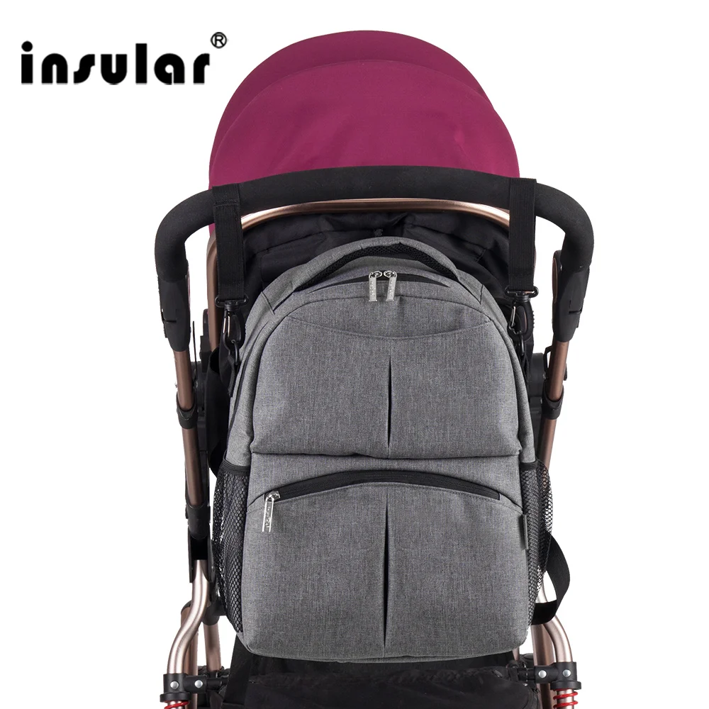 

Mummy Baby Nappy Diaper Bags Multifunction Solid Backpack Diablement Fort High-capacity Saddlebag