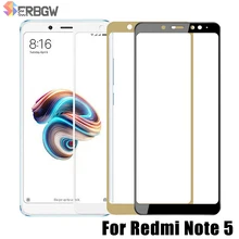 Pełna hartowana obudowa szklana do Xiaomi Redmi Note 5 wersja globalna 9H ochraniacz ekranu do Redmi Note5 Pro szkło hartowane