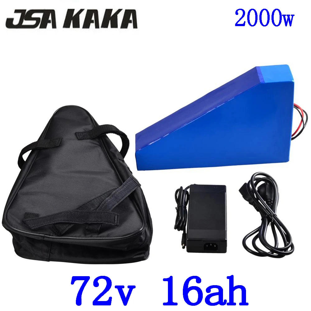 Excellent 72V 1500W 2000W battery 72v ebike battery 72V 15AH lithium battery pack 72v 15ah electric bicycle battery with 84V 2A charger 0